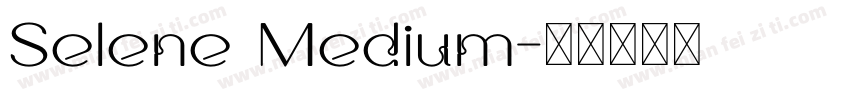Selene Medium字体转换
